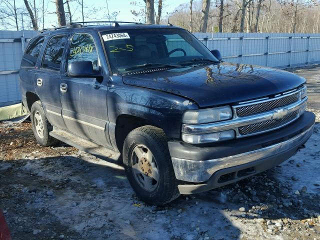 1GNEK13T35J222763 - 2005 CHEVROLET TAHOE K150 BLUE photo 1