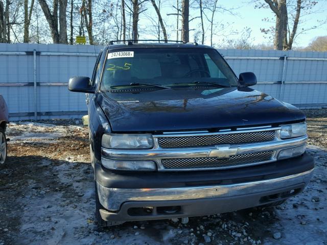 1GNEK13T35J222763 - 2005 CHEVROLET TAHOE K150 BLUE photo 9