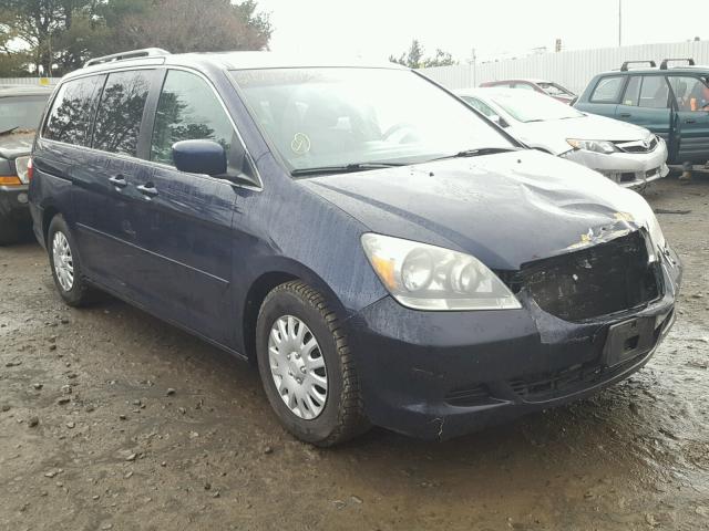 5FNRL38715B079172 - 2005 HONDA ODYSSEY EX BLUE photo 1