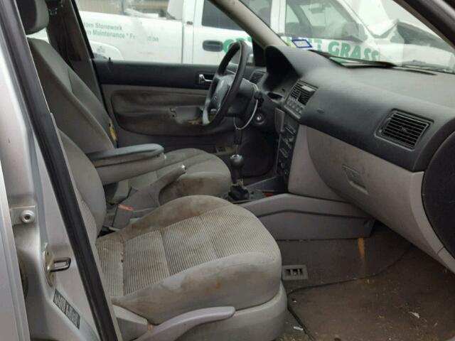 9BWGP61J634078631 - 2003 VOLKSWAGEN GOLF GLS T SILVER photo 5