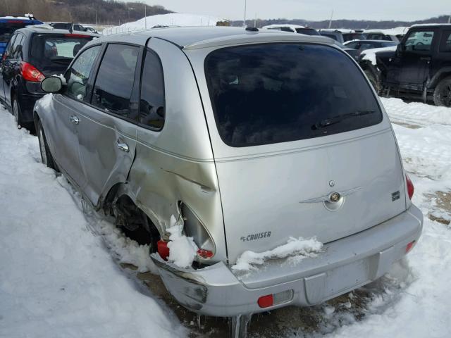 3A4FY58B07T568214 - 2007 CHRYSLER PT CRUISER SILVER photo 3