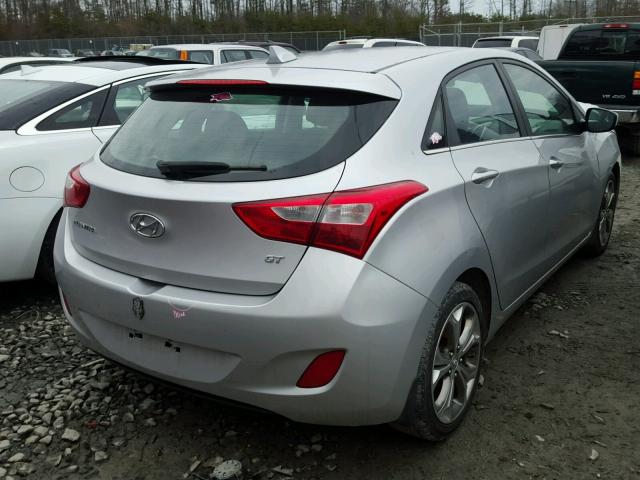 KMHD35LE1DU055161 - 2013 HYUNDAI ELANTRA GT SILVER photo 4