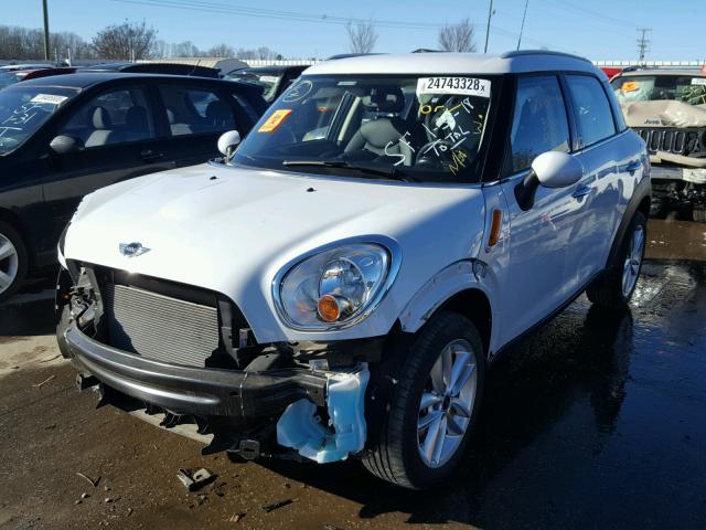 WMWZB3C55EWR40855 - 2014 MINI COOPER COU WHITE photo 2