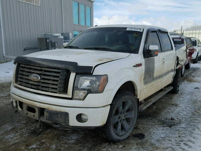 1FTFW1EF2CFB77601 - 2012 FORD F150 SUPER WHITE photo 2