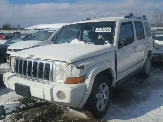 1J8HG58N16C305986 - 2006 JEEP COMMANDER WHITE photo 2