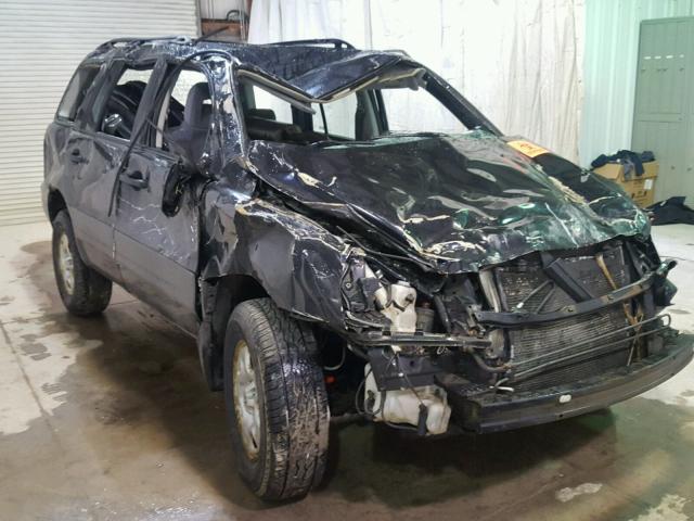 2HKYF18185H567085 - 2005 HONDA PILOT LX BLACK photo 4