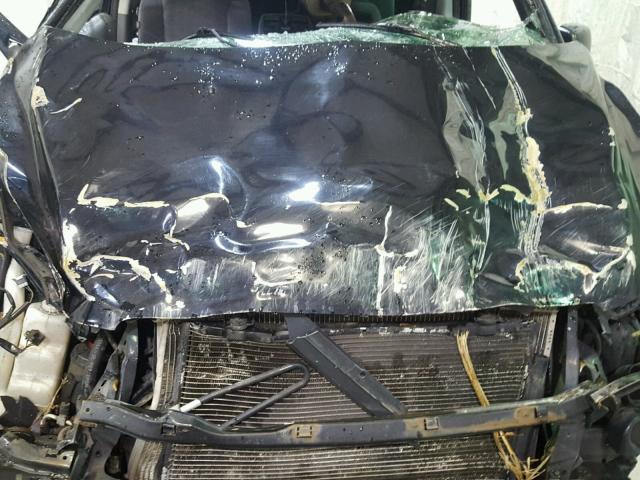 2HKYF18185H567085 - 2005 HONDA PILOT LX BLACK photo 7