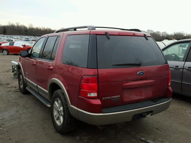 1FMDU74K64ZA17490 - 2004 FORD EXPLORER E RED photo 3