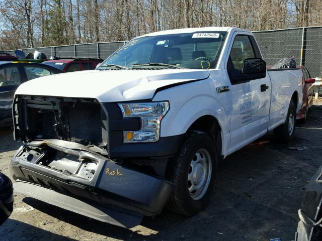 1FTMF1C85GKD36989 - 2016 FORD F150 WHITE photo 2