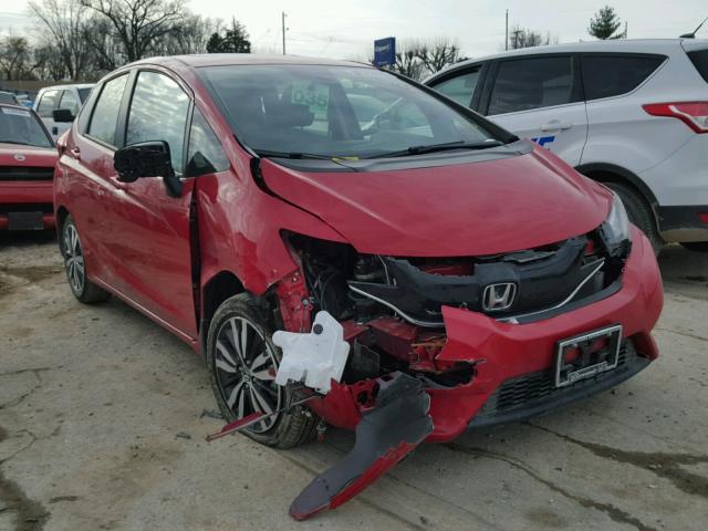 JHMGK5H75HS001294 - 2017 HONDA FIT EX RED photo 1