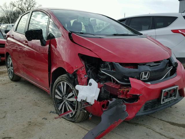 JHMGK5H75HS001294 - 2017 HONDA FIT EX RED photo 9