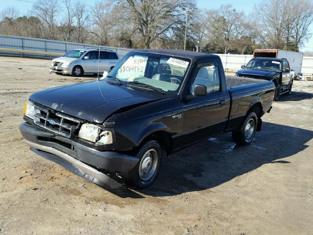 1FTCR10A4RTA07823 - 1994 FORD RANGER BLACK photo 2