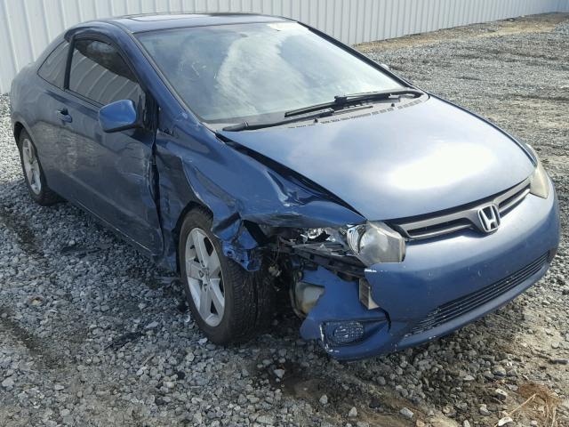 2HGFG12807H568366 - 2007 HONDA CIVIC EX ლურჯი ფოტო 1