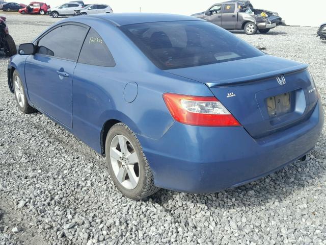 2HGFG12807H568366 - 2007 HONDA CIVIC EX ლურჯი ფოტო 3