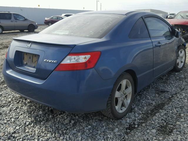2HGFG12807H568366 - 2007 HONDA CIVIC EX ლურჯი ფოტო 4