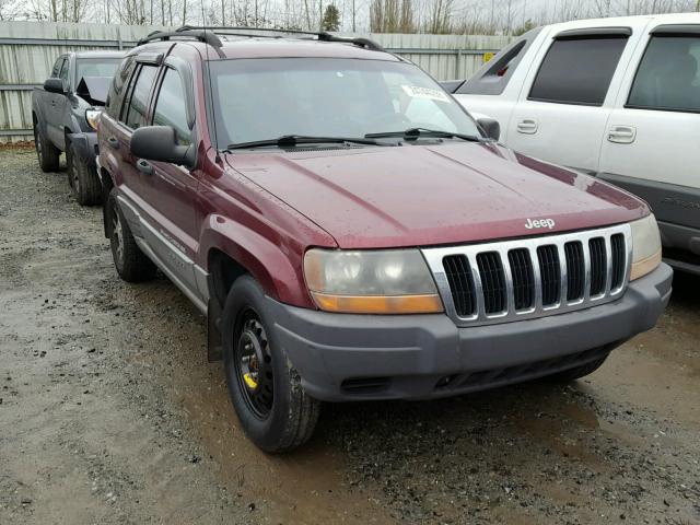 1J4GW58S1XC763910 - 1999 JEEP GRAND CHER RED photo 1