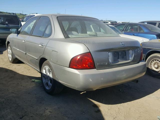 3N1CB51D05L546297 - 2005 NISSAN SENTRA 1.8 BEIGE photo 3