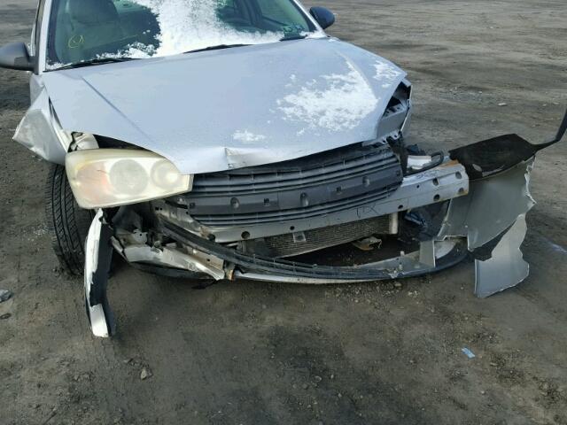 1G1ZT54845F287397 - 2005 CHEVROLET MALIBU LS SILVER photo 9