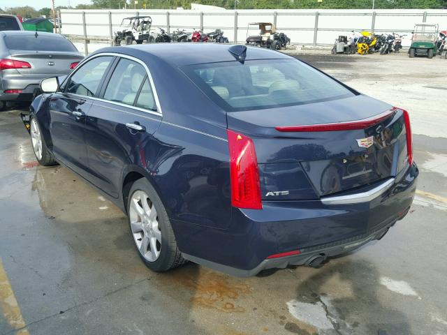 1G6AA5RX2F0130792 - 2015 CADILLAC ATS BLUE photo 3