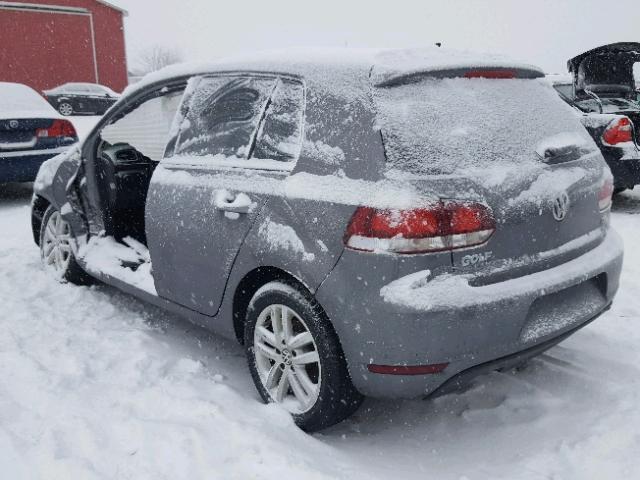 WVWDM9AJ6BW160711 - 2011 VOLKSWAGEN GOLF 灰色 照片 3