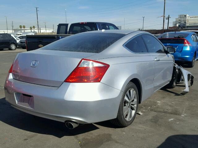 1HGCS1B80AA010024 - 2010 HONDA ACCORD EXL SILVER photo 4