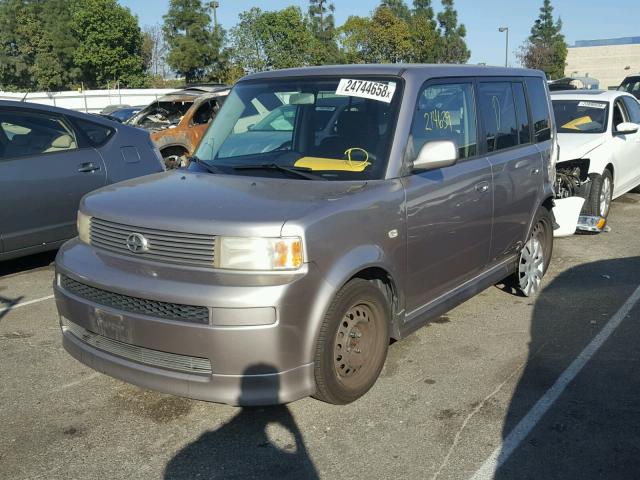 JTLKT334864082436 - 2006 TOYOTA SCION XB SILVER photo 2