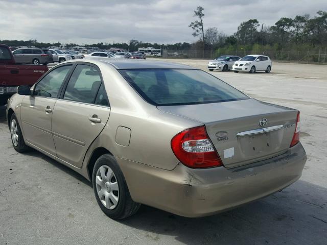 4T1BE32K04U855687 - 2004 TOYOTA CAMRY LE TAN photo 3