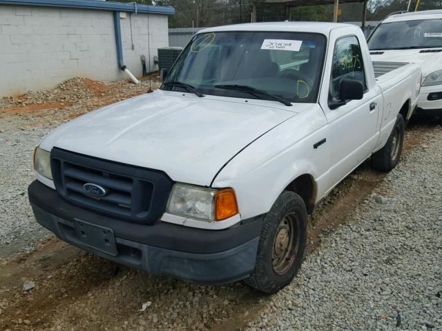 1FTYR10D45PA64722 - 2005 FORD RANGER WHITE photo 2