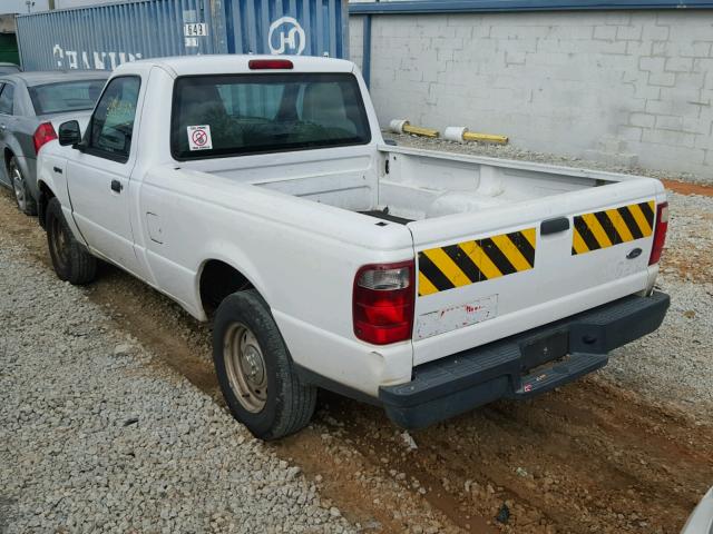 1FTYR10D45PA64722 - 2005 FORD RANGER WHITE photo 3