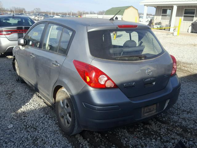 3N1BC13E47L449534 - 2007 NISSAN VERSA S SILVER photo 3