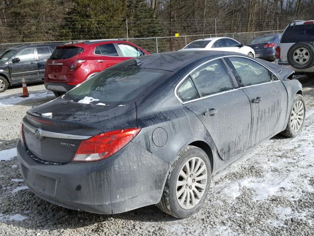 2G4GR5EK8C9169071 - 2012 BUICK REGAL BLACK photo 4