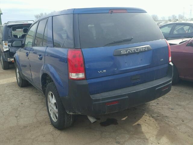 5GZCZ53415S809077 - 2005 SATURN VUE BLUE photo 3