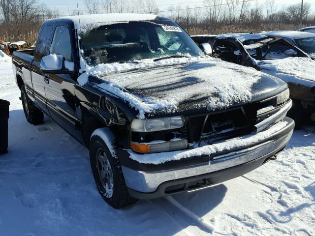 2GCEK19T6Y1306140 - 2000 CHEVROLET SILVERADO BLACK photo 1