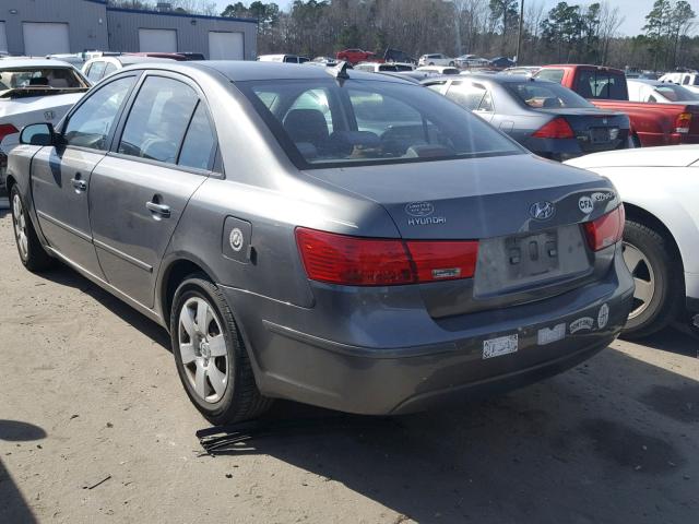 5NPET4AC3AH636851 - 2010 HYUNDAI SONATA GLS GRAY photo 3