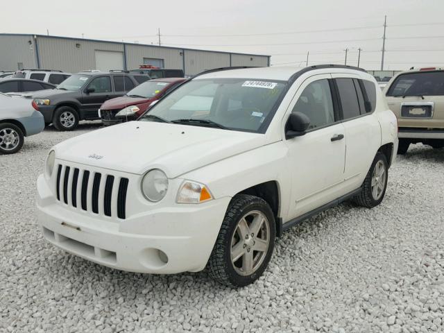 1J4FF47B59D232553 - 2009 JEEP COMPASS SP WHITE photo 2