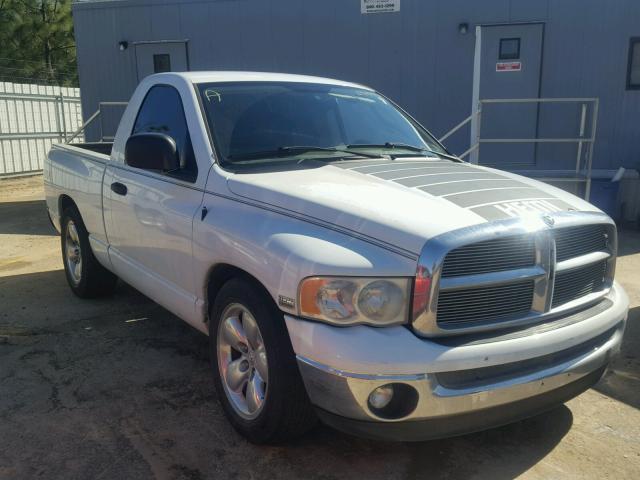 1D7HA16DX5J605912 - 2005 DODGE RAM 1500 S WHITE photo 1