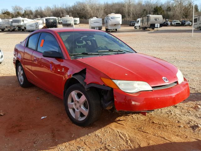1G8AN15F67Z126047 - 2007 SATURN ION LEVEL RED photo 1