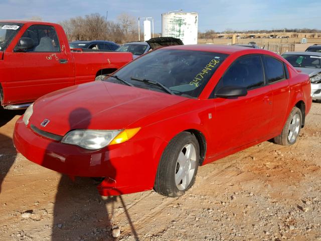 1G8AN15F67Z126047 - 2007 SATURN ION LEVEL RED photo 2