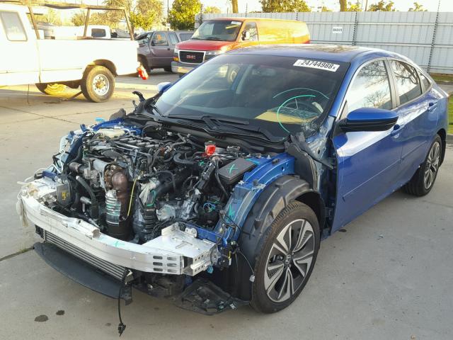 19XFC1F7XHE201760 - 2017 HONDA CIVIC EXL 蓝色 照片 2