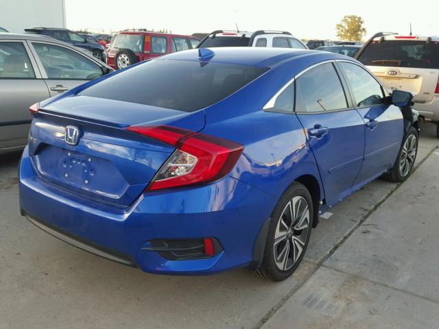 19XFC1F7XHE201760 - 2017 HONDA CIVIC EXL 蓝色 照片 4