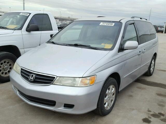 2HKRL18602H540984 - 2002 HONDA ODYSSEY EX SILVER photo 2