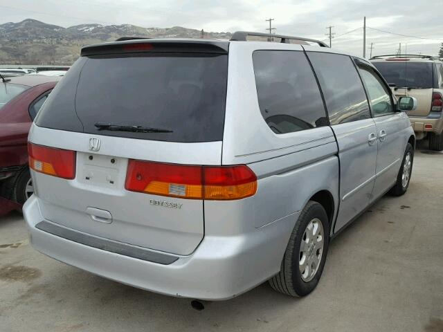 2HKRL18602H540984 - 2002 HONDA ODYSSEY EX SILVER photo 4