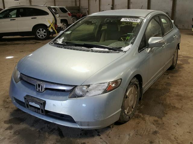 JHMFA36296S005999 - 2006 HONDA CIVIC HYBR SILVER photo 2