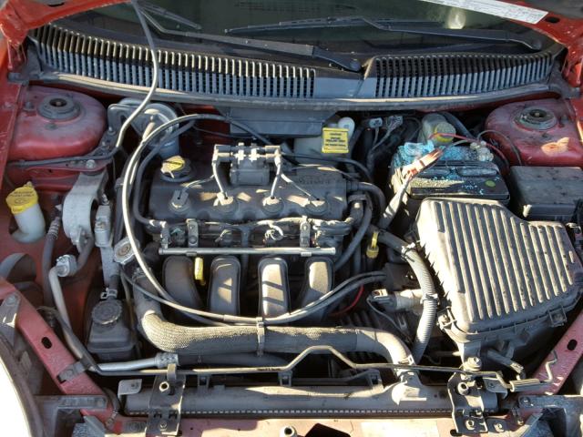 1B3ES56C64D554349 - 2004 DODGE NEON SXT BURGUNDY photo 7