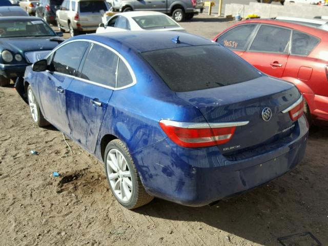 1G4PP5SK1D4207111 - 2013 BUICK VERANO BLUE photo 3