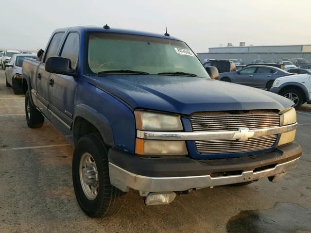 1GCGC13U93F161538 - 2003 CHEVROLET SILVERADO BLUE photo 1