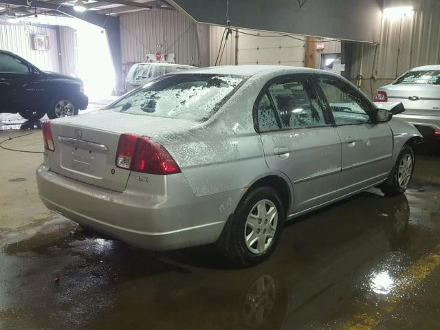 2HGES15543H519144 - 2003 HONDA CIVIC LX SILVER photo 4