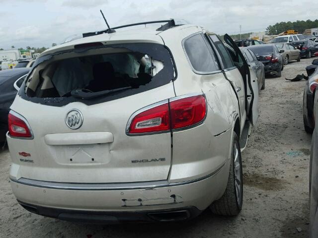 5GAKRDKD4DJ227750 - 2013 BUICK ENCLAVE WHITE photo 4