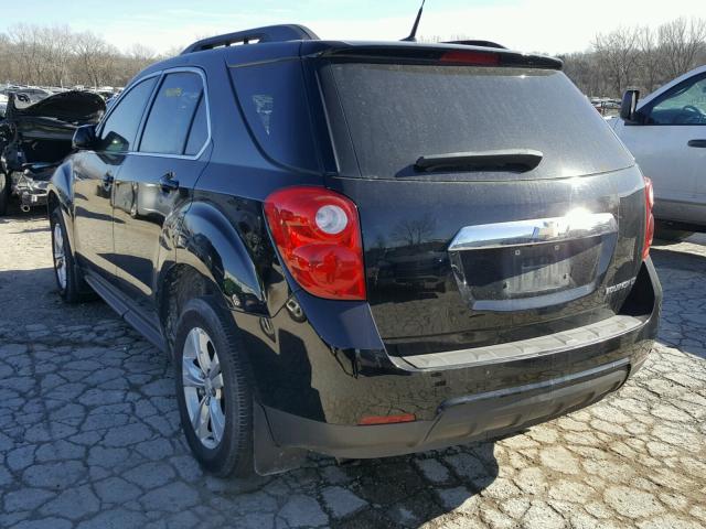 2GNALDEC9B1180406 - 2011 CHEVROLET EQUINOX LT BLACK photo 3