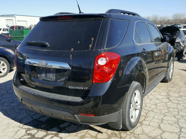 2GNALDEC9B1180406 - 2011 CHEVROLET EQUINOX LT BLACK photo 4